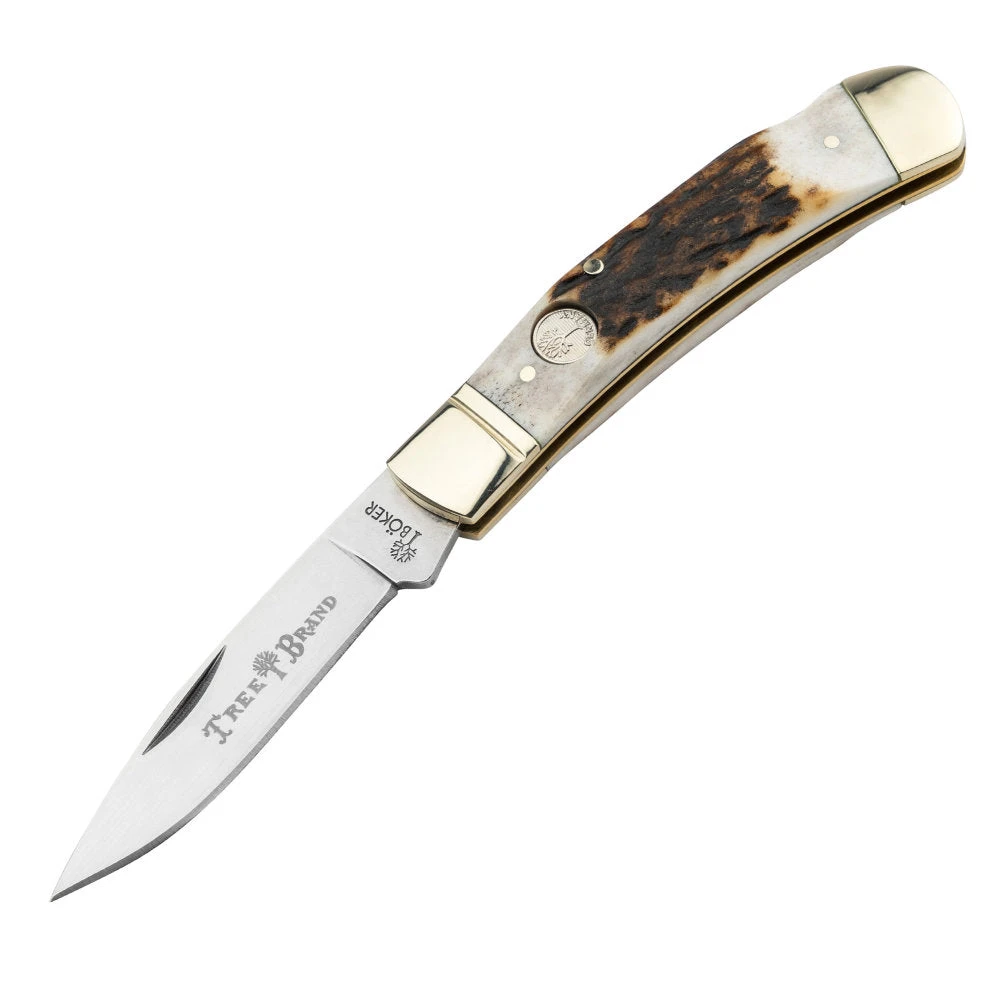 Boker TS 2.0 Stag Horn Lockback Folding Knife 1 Boker TS 2.0 Stag Horn Lockback Folding Knife