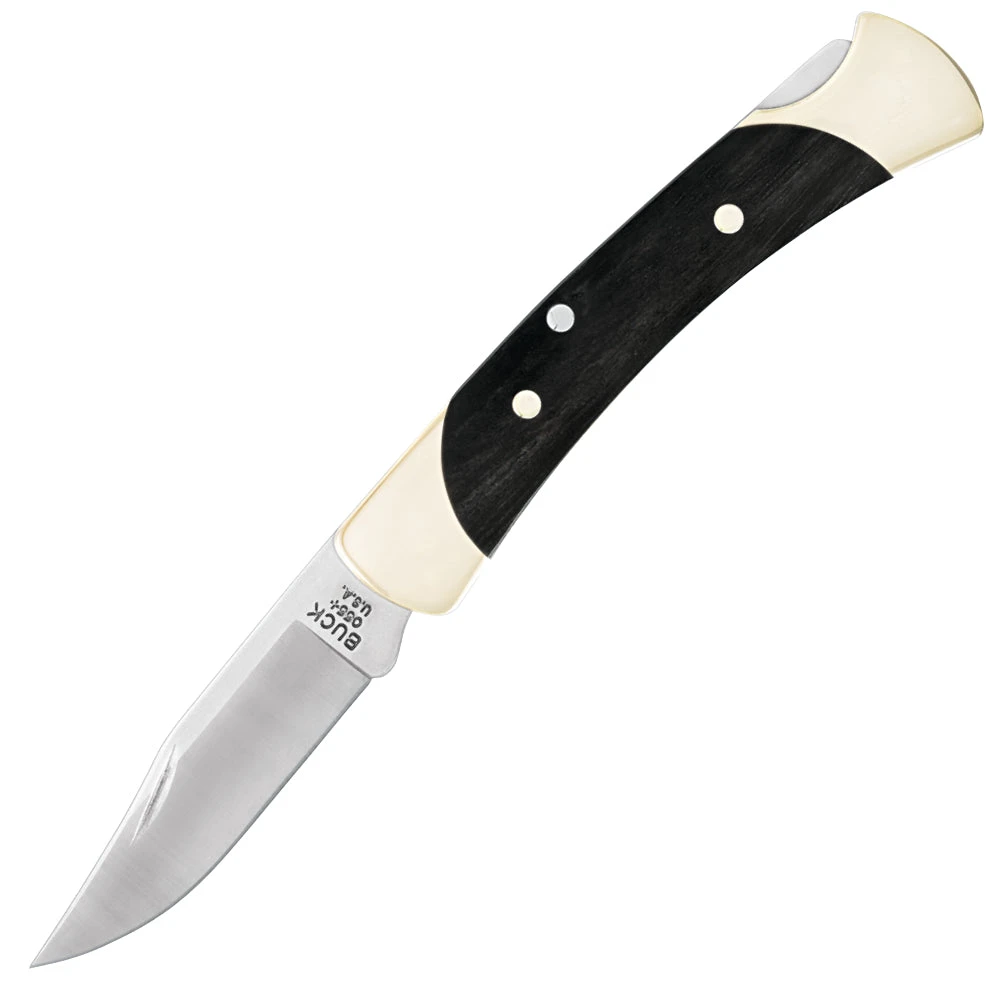 Buck Knives Buck 055 Folding Knife With Ebony Handle 1 Buck Knives Buck 055 Folding Knife With Ebony Handle