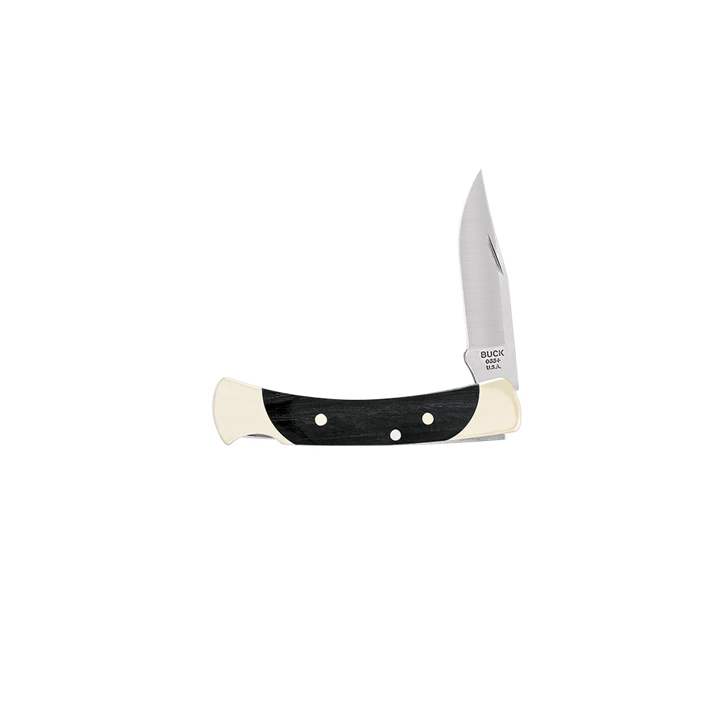Buck Knives Buck 055 Folding Knife With Ebony Handle 3 Buck Knives Buck 055 Folding Knife With Ebony Handle - Image 3
