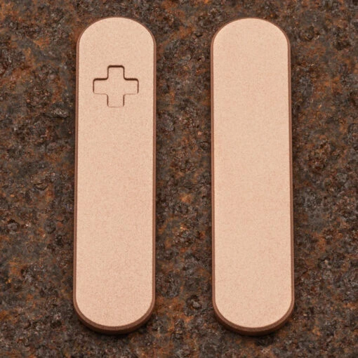 Daily Customs Plain Bronze Handles For 58.2 Mm Swiss Army Knives