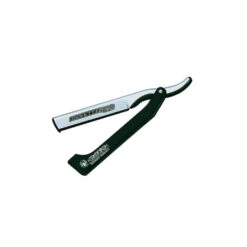 Dovo Shavette, Silver With Black Handle