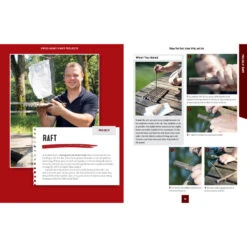 Victorinox Whittling In The Wild Swiss Army Knife Book By Felix Immler 13 Victorinox Whittling In The Wild Swiss Army Knife Book By Felix Immler -Multifunctional Tool Store FC00718 Whittling in the Wild Raft Instructions