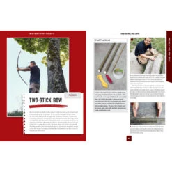 Victorinox Whittling In The Wild Swiss Army Knife Book By Felix Immler 14 Victorinox Whittling In The Wild Swiss Army Knife Book By Felix Immler -Multifunctional Tool Store FC00718 Whittling in the Wild Two Stick Bow