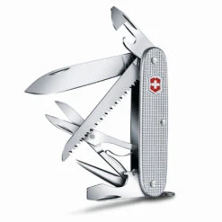 Victorinox Farmer X Alox Swiss Army Knife -Multifunctional Tool Store Farmer X Open Side View x1000
