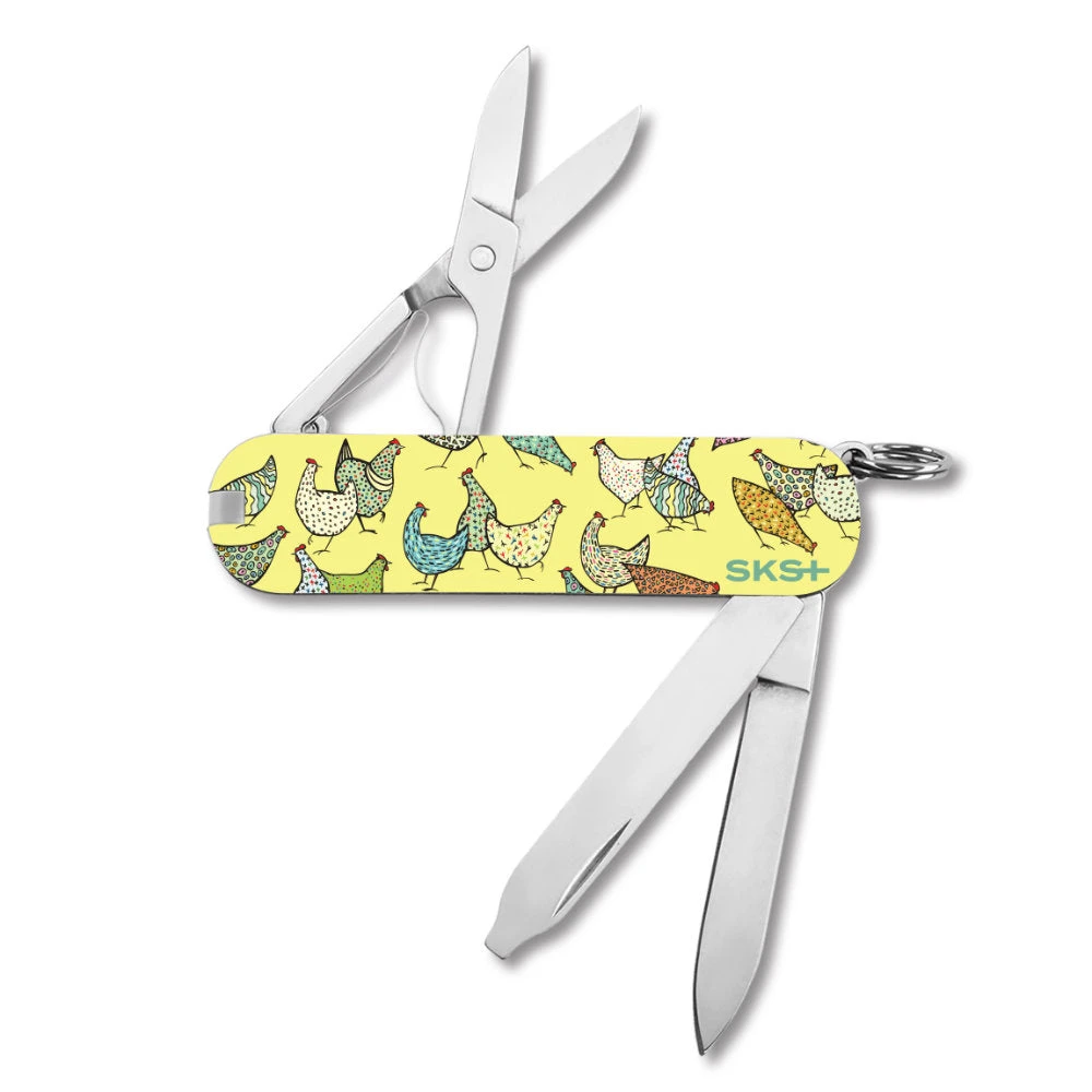 Victorinox Funky Chickens Classic SD Designer Swiss Army Knife 2 Victorinox Funky Chickens Classic SD Designer Swiss Army Knife - Image 2