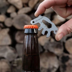 KeySmart AllTul Bear Keychain Multi-tool 12 KeySmart AllTul Bear Keychain Multi-tool -Multifunctional Tool Store KS824 SS BER Lifestyle BottleOpener WoodPile