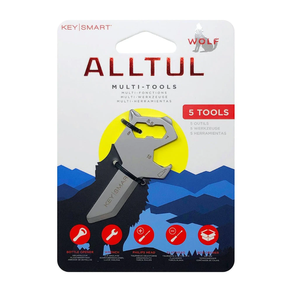 KeySmart AllTul Wolf Keychain Multi-tool 2 KeySmart AllTul Wolf Keychain Multi-tool - Image 2