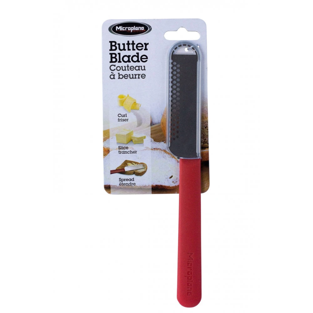 Microplane 3-in-1 Butter Blade, Red 5 Microplane 3-in-1 Butter Blade, Red - Image 5