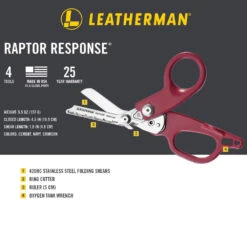 Leatherman Raptor Response Multipurpose Shears 18 Leatherman Raptor Response Multipurpose Shears -Multifunctional Tool Store RaptorResponse Infographic 02 OP
