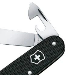 Victorinox Cadet Black Swiss Army Knife -Multifunctional Tool Store SA0260123R Cadet Black Can Opener Detail