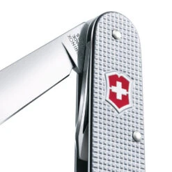Victorinox Cadet Swiss Army Knife 9 Victorinox Cadet Swiss Army Knife -Multifunctional Tool Store SA0260126 Cadet Silver Blade Detail