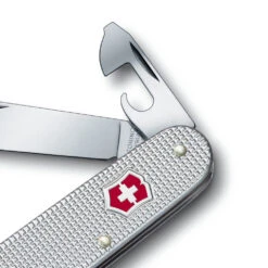 Victorinox Cadet Swiss Army Knife 10 Victorinox Cadet Swiss Army Knife -Multifunctional Tool Store SA0260126 Cadet Silver Bottle Opener Detail