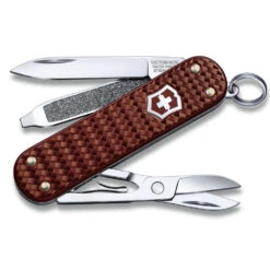 Victorinox Classic SD Precious Alox Swiss Army Knife 19 Victorinox Classic SD Precious Alox Swiss Army Knife -Multifunctional Tool Store SA062214011G Classic SD Precious Alox Brown Open