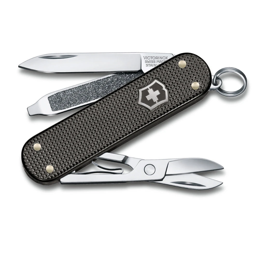 Victorinox Thunder Gray Classic SD Alox 2022 Limited Edition Swiss Army Knife 1 Victorinox Thunder Gray Classic SD Alox 2022 Limited Edition Swiss Army Knife