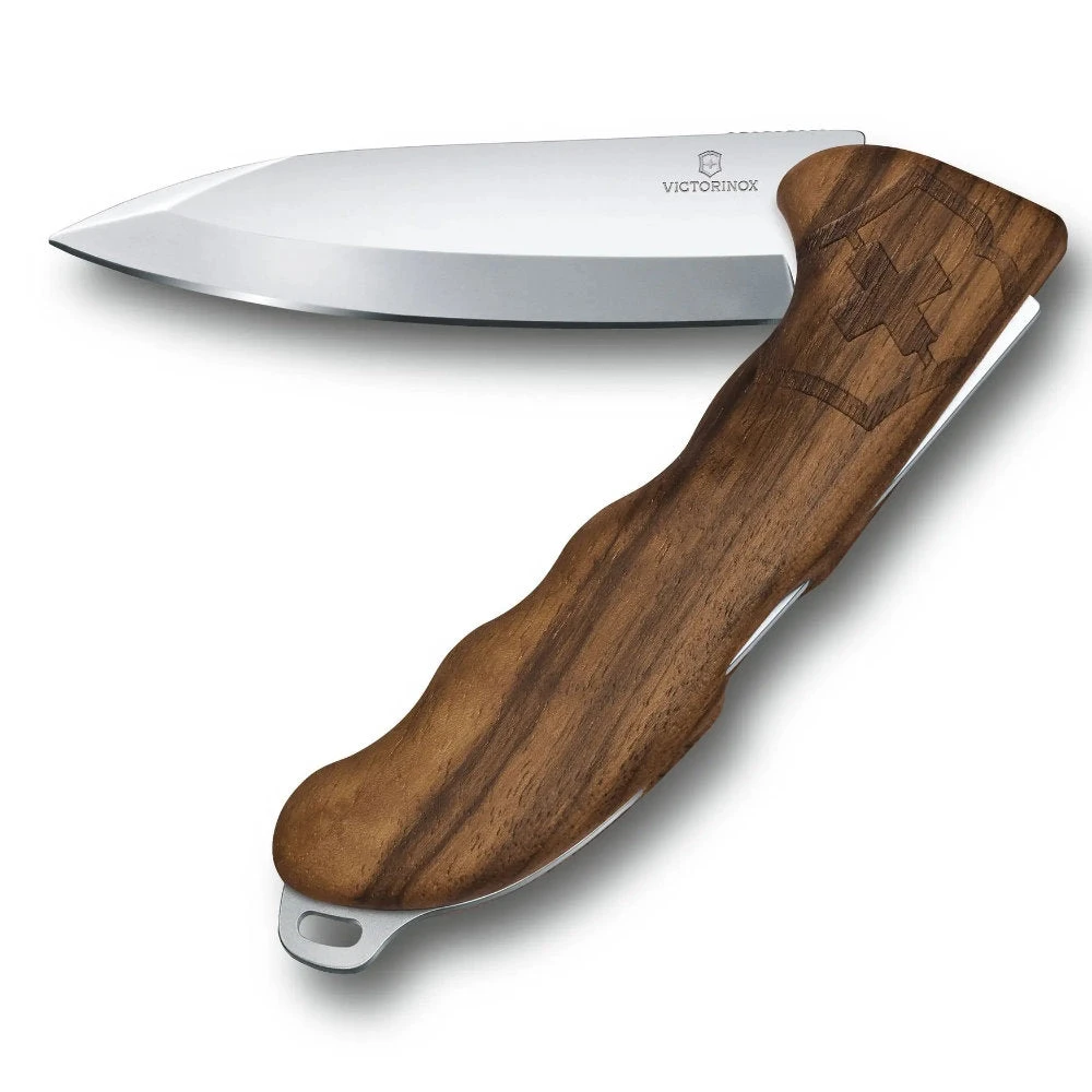 Victorinox Swiss Walnut Hunter Pro Lockblade Swiss Army Knife With Nylon Pouch 1 Victorinox Swiss Walnut Hunter Pro Lockblade Swiss Army Knife With Nylon Pouch