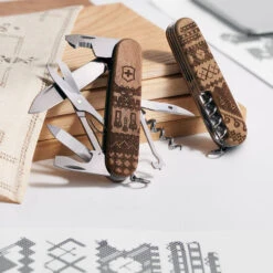 Victorinox Swiss Spirit Limited Edition 2023 Companion Wood Swiss Army Knife -Multifunctional Tool Store SA1390163L23 Companion Wood Swiss Spirit 2023 Lifestyle Shot