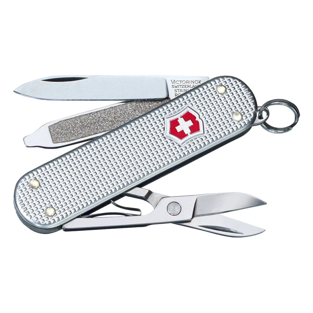 Victorinox Classic SD Alox Silver Swiss Army Knife 1 Victorinox Classic SD Alox Silver Swiss Army Knife