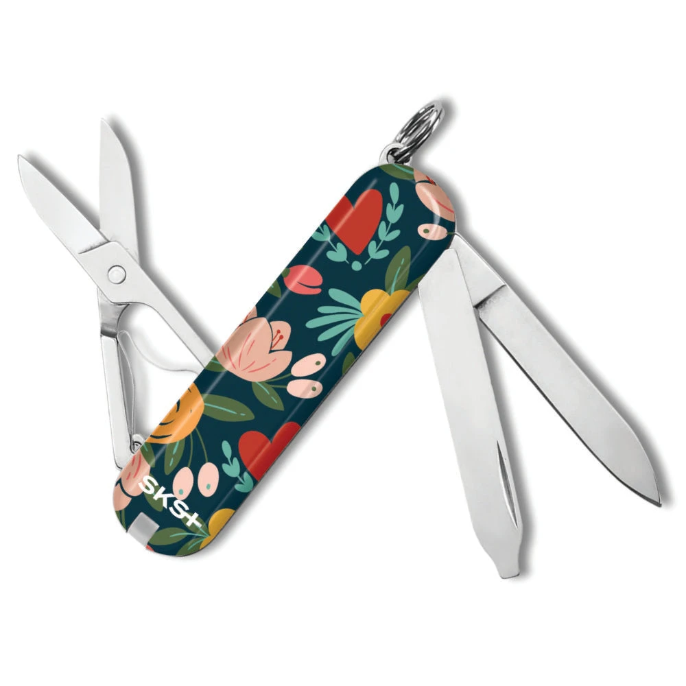 Victorinox Hearts And Flowers Classic SD Designer Swiss Army Knife 2 Victorinox Hearts And Flowers Classic SD Designer Swiss Army Knife - Image 2