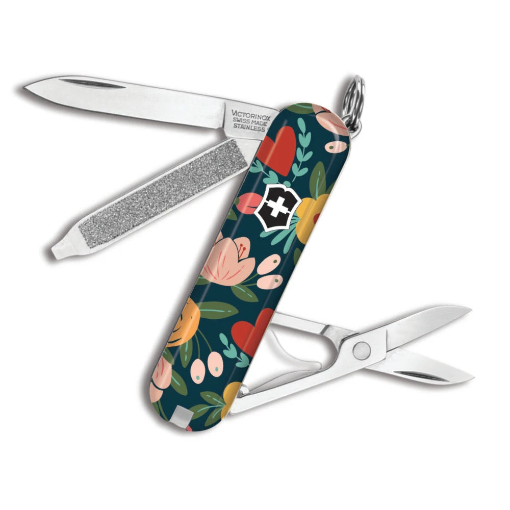 Victorinox Hearts And Flowers Classic SD Designer Swiss Army Knife 1 Victorinox Hearts And Flowers Classic SD Designer Swiss Army Knife
