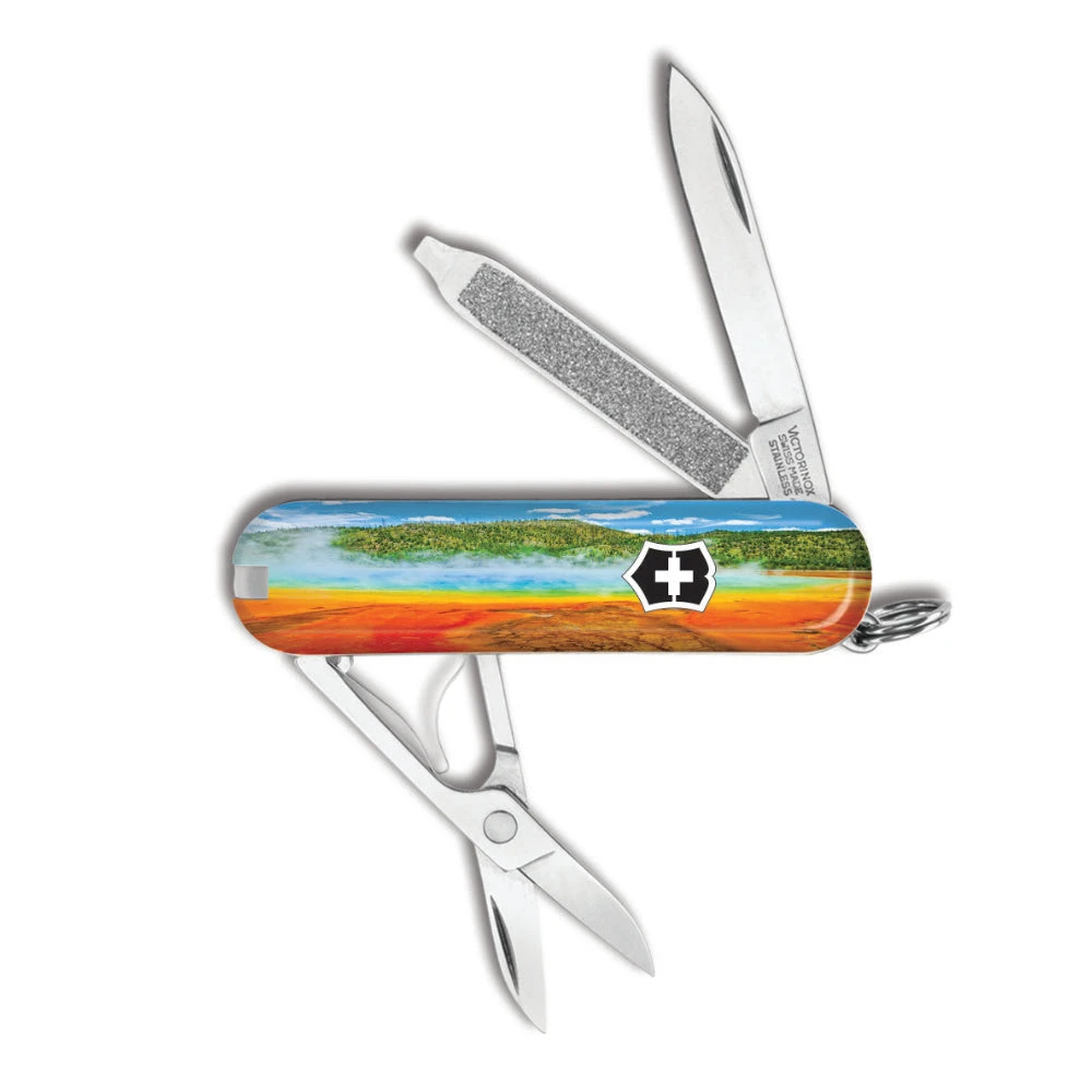 Victorinox Yellowstone Prismatic Lake Classic SD Designer Swiss Army Knife 1 Victorinox Yellowstone Prismatic Lake Classic SD Designer Swiss Army Knife