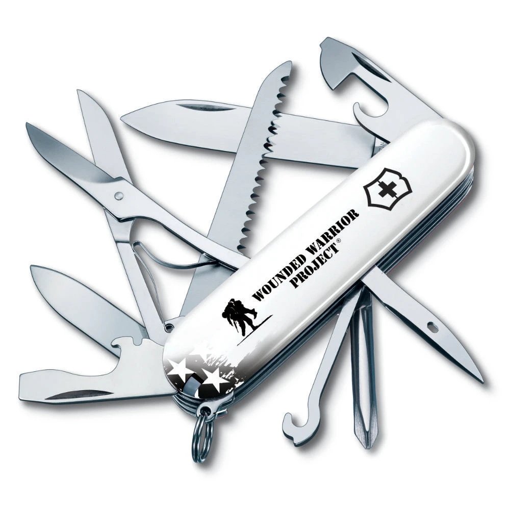 Victorinox Wounded Warrior Project Black And White American Flag Fieldmaster Swiss Army Knife 3 Victorinox Wounded Warrior Project Black And White American Flag Fieldmaster Swiss Army Knife - Image 3