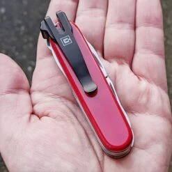 SwissQlip Swiss Army Knife Pocket Clip -Multifunctional Tool Store SGSQLIP91CHR In Hand x1000 24ca8073 5a1c 4461 8062 4a4b17e0ba27