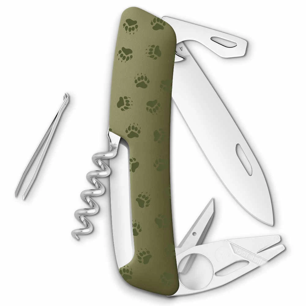 Swiza Wildlife TT03 Swiss Tick Tool Pocket Knife, Brown Bear 2 Swiza Wildlife TT03 Swiss Tick Tool Pocket Knife, Brown Bear - Image 2