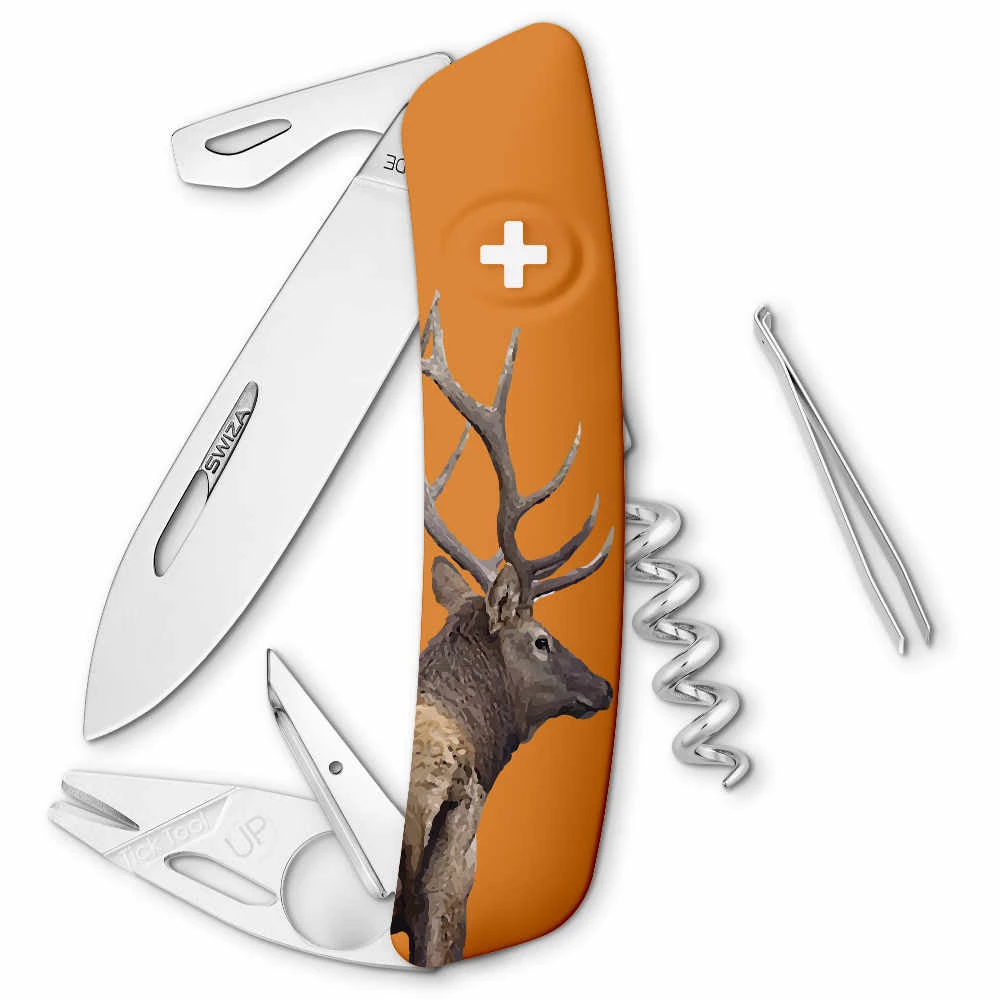 Swiza Wildlife TT03 Swiss Tick Tool Pocket Knife, Deer 1 Swiza Wildlife TT03 Swiss Tick Tool Pocket Knife, Deer