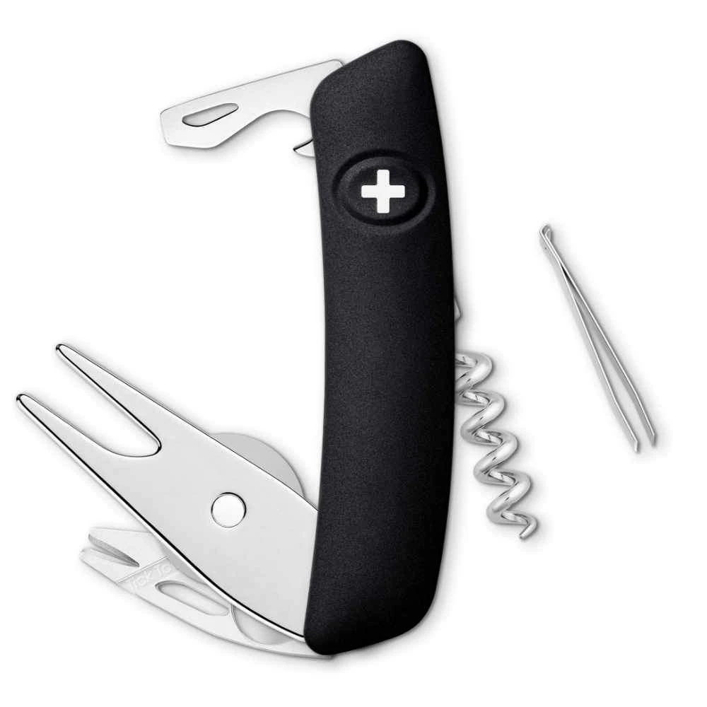 Swiza GO03 Swiss Golf Pocket Tool, Black 1 Swiza GO03 Swiss Golf Pocket Tool, Black