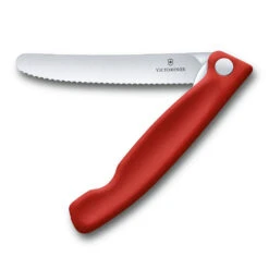 Swiss Classic 4.3" Foldable Serrated Paring Knife By Victorinox 16 Swiss Classic 4.3" Foldable Serrated Paring Knife By Victorinox -Multifunctional Tool Store VF67831F Foldable Serrated Parer Red