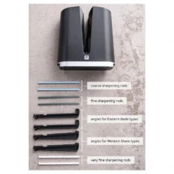 V-Edge Knife Sharpener By Zwilling J.A. Henckels 9 V-Edge Knife Sharpener By Zwilling J.A. Henckels -Multifunctional Tool Store ZH32605 000 Parts