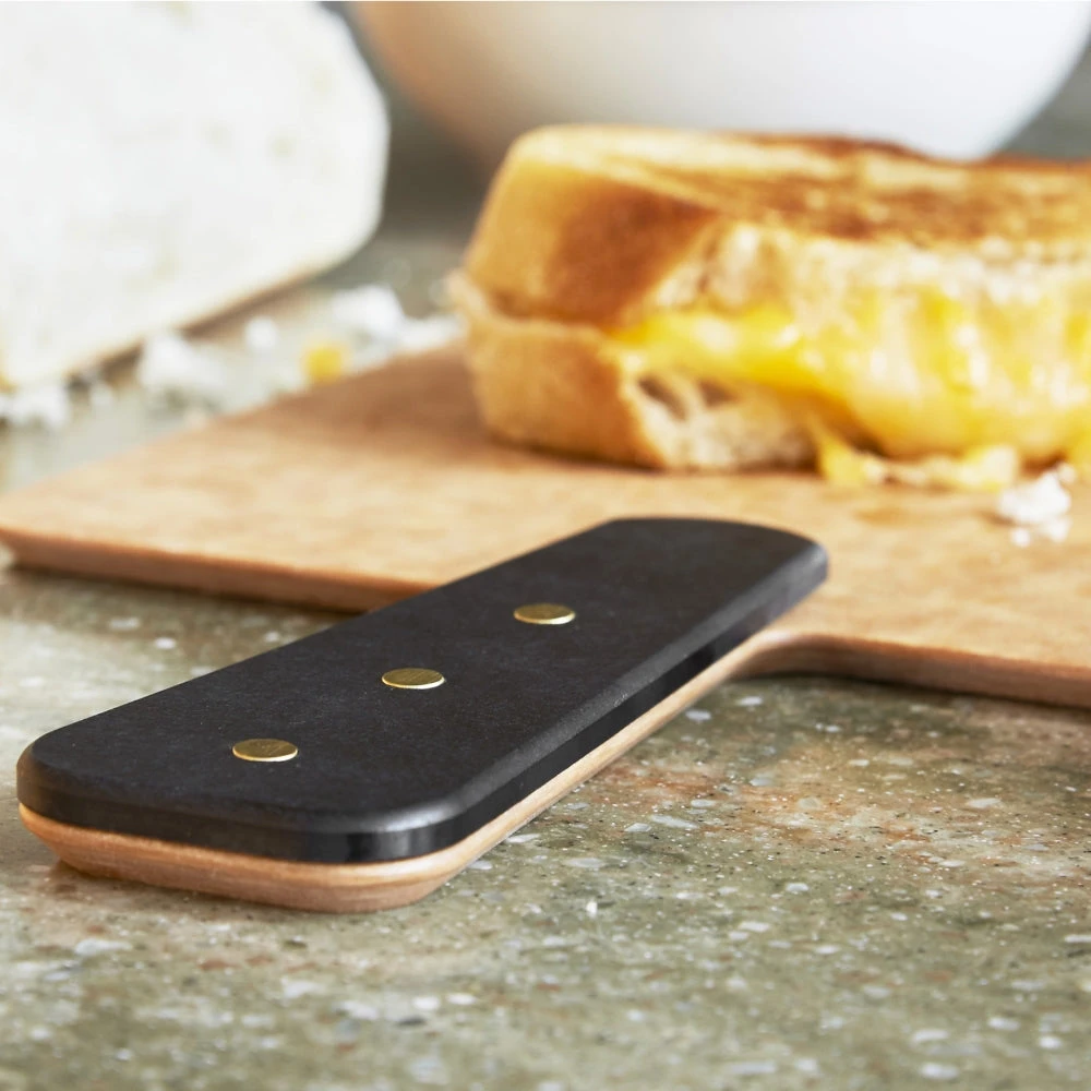 Epicurean Handy Series 9" X 7" Riveted Handle Cutting Board - Natural With Slate Handle 2 Epicurean Handy Series 9" X 7" Riveted Handle Cutting Board - Natural With Slate Handle - Image 2