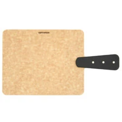 Epicurean Handy Series 9" X 7" Riveted Handle Cutting Board - Natural With Slate Handle