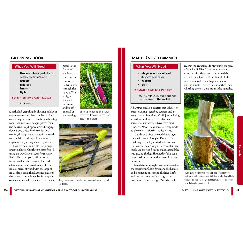 Victorinox Swiss Army Knife Camping & Outdoor Survival Guide Book 7 Victorinox Swiss Army Knife Camping & Outdoor Survival Guide Book - Image 7