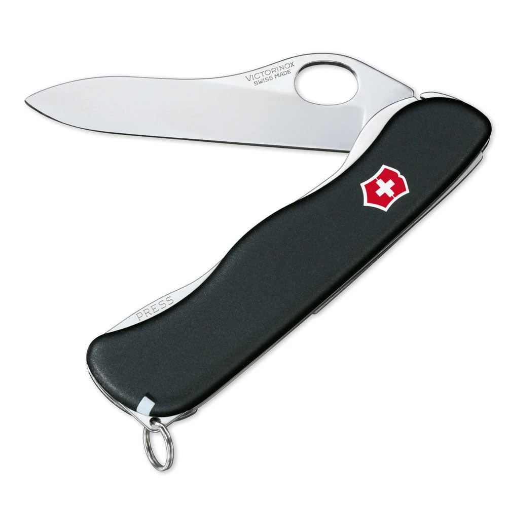 Victorinox One-Hand Sentinel Non-Serrated Lockblade Swiss Army Knife 1 Victorinox One-Hand Sentinel Non-Serrated Lockblade Swiss Army Knife