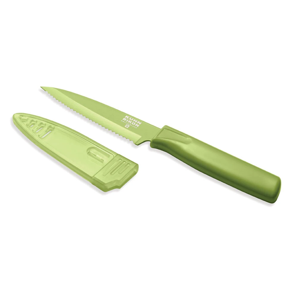 Kuhn Rikon Colori 4" Serrated Paring Knife 4 Kuhn Rikon Colori 4" Serrated Paring Knife - Image 4