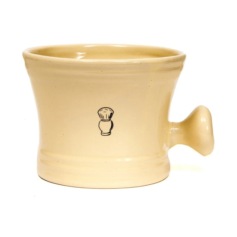 Pure Badger Apothecary Style Shaving Mug - Cream 1 Pure Badger Apothecary Style Shaving Mug - Cream