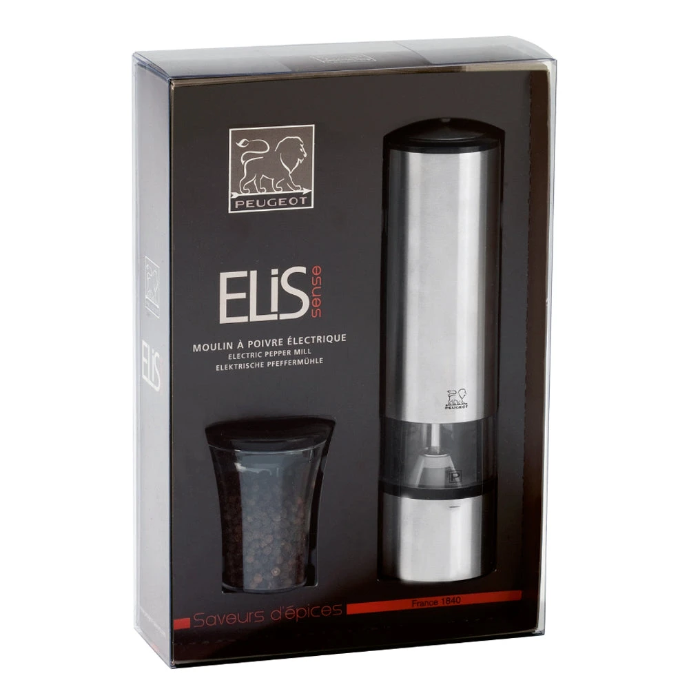 Peugeot Elis Sense 8" Electric Pepper Mill 3 Peugeot Elis Sense 8" Electric Pepper Mill - Image 3