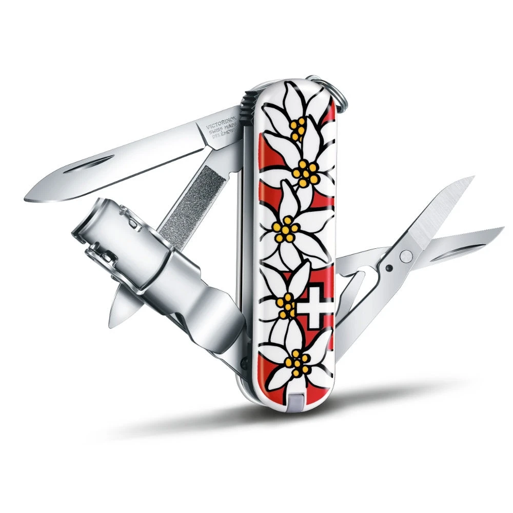 Victorinox Nail Clip 580 Red Edelweiss Swiss Army Knife 3 Victorinox Nail Clip 580 Red Edelweiss Swiss Army Knife - Image 3
