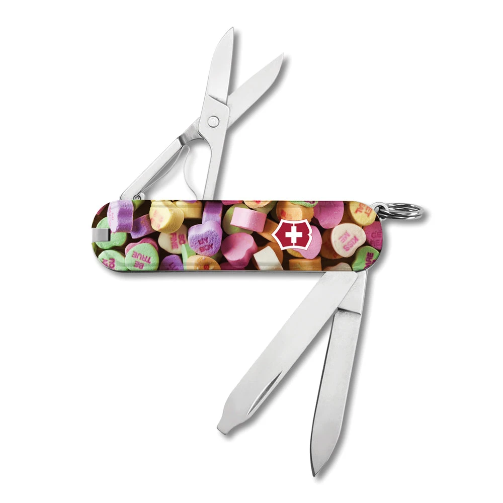 Victorinox Conversation Hearts Classic SD Designer Swiss Army Knife 1 Victorinox Conversation Hearts Classic SD Designer Swiss Army Knife