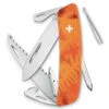 Swiza C06 Swiss Pocket Knife, Orange Fern Camouflage