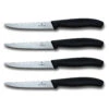 Swiss Classic 4-Piece 4.5" Spear Tip Serrated Steak Knife Set By Victorinox