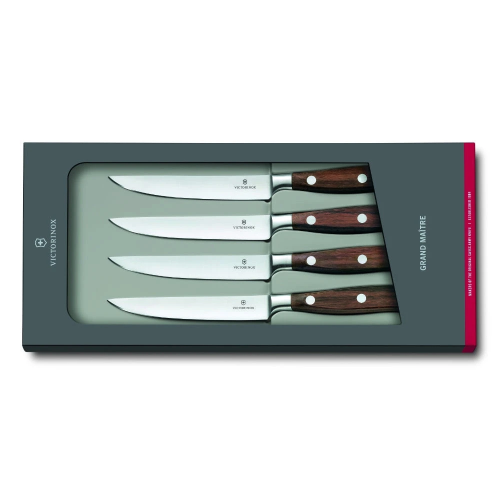 Victorinox Grand Maitre Wood 4-Piece Steak Knife Set 1 Victorinox Grand Maitre Wood 4-Piece Steak Knife Set