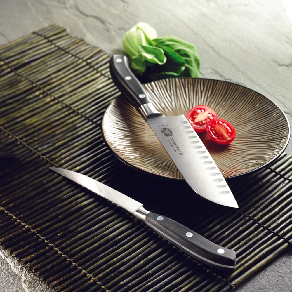 Victorinox Grand Maitre 7" Granton Santoku Knife 2 Victorinox Grand Maitre 7" Granton Santoku Knife - Image 2