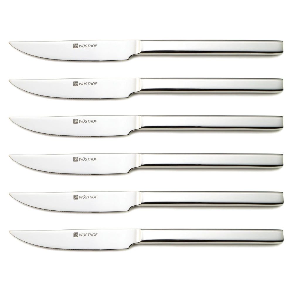 Wusthof Six-Piece Stainless Steel Steak Knife Set 1 Wusthof Six-Piece Stainless Steel Steak Knife Set