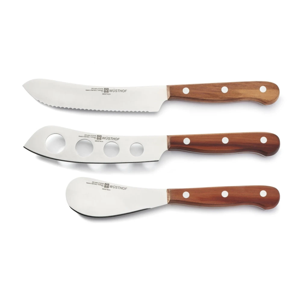 Wusthof Three-Piece Plum Charcuterie Knife Set 1 Wusthof Three-Piece Plum Charcuterie Knife Set