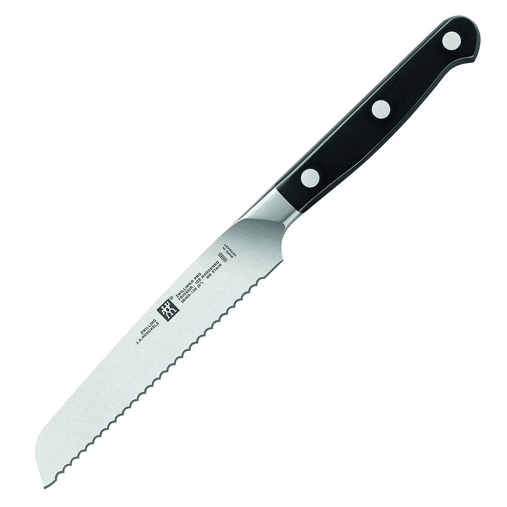 Zwilling Pro 5" Serrated Utility Knife 1 Zwilling Pro 5" Serrated Utility Knife