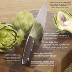 Kramer 3.5" Carbon Steel Paring Knife By Zwilling 8 Kramer 3.5" Carbon Steel Paring Knife By Zwilling -Multifunctional Tool Store zh kramer features